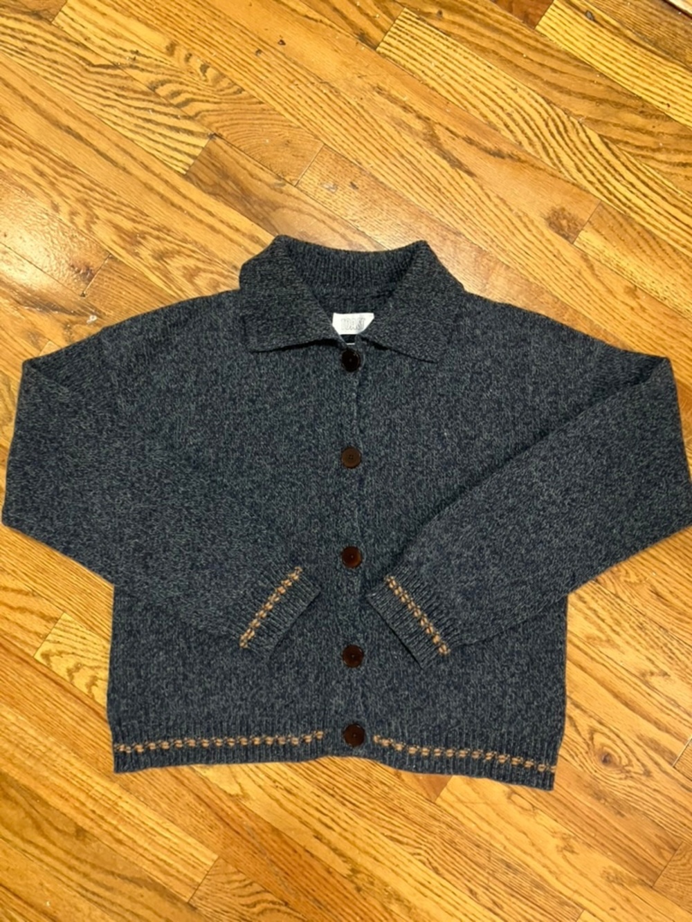 Toast wool cotton cardigan